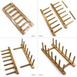 Bamboo Dish Rack Plate Drainer