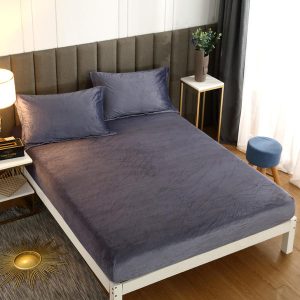 Bed Sheet Cover Flannel Fitted Sheet