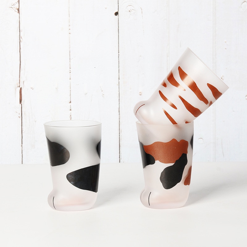 Cat Paw Cups Glass Cups (3pcs) - Image 4
