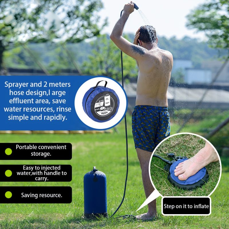 11L Inflatable Camping Shower Bag - Image 5