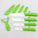 9 Pc Ceramic Knife set-3 4 5 6 inch Knives With Peeler and Covers
