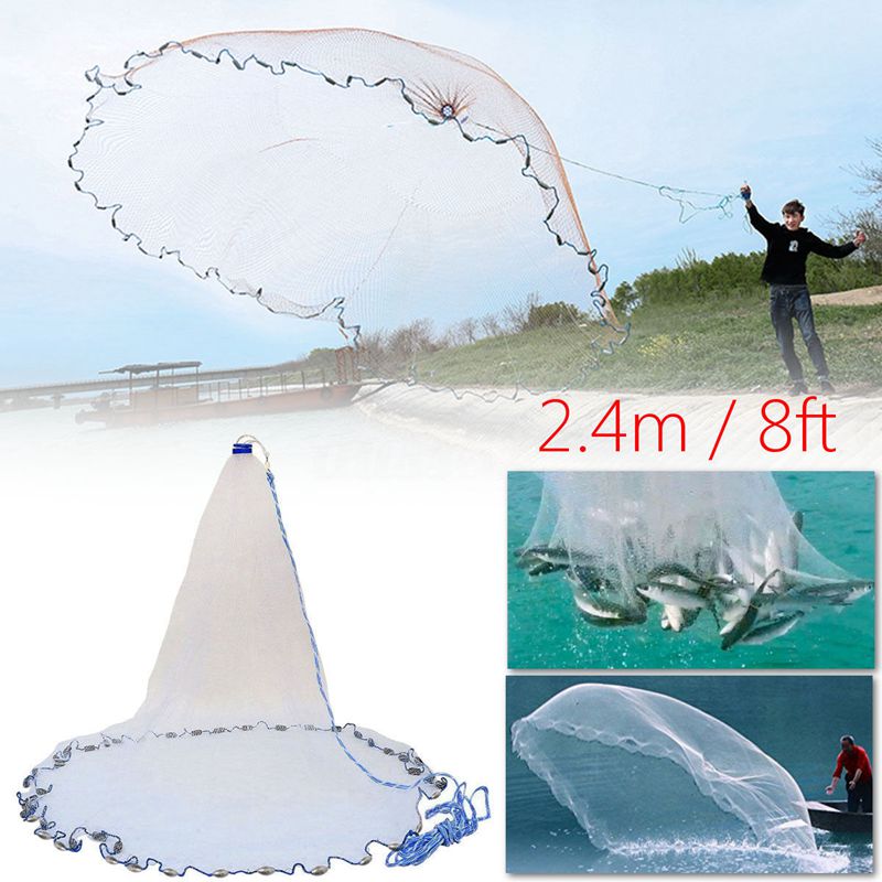 Cast Net Easy Throw Fishing Net - Image 2