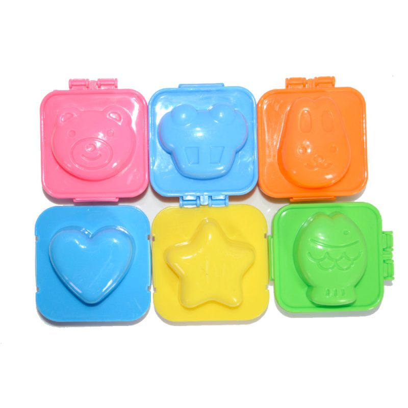 6pc 3D Cartoon Food Mold Set - Image 4