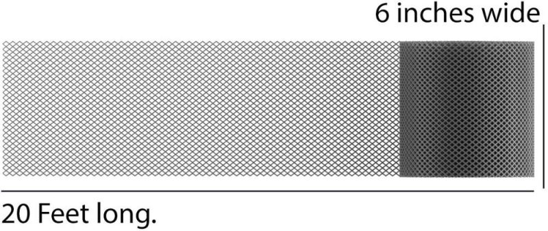 Gutter Mesh Cover Plastic Roll (2 rolls) - Image 3