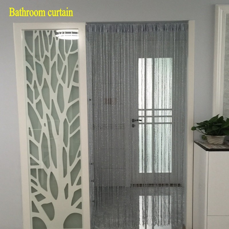 Beaded Door Curtains Shiny Tassel Drape