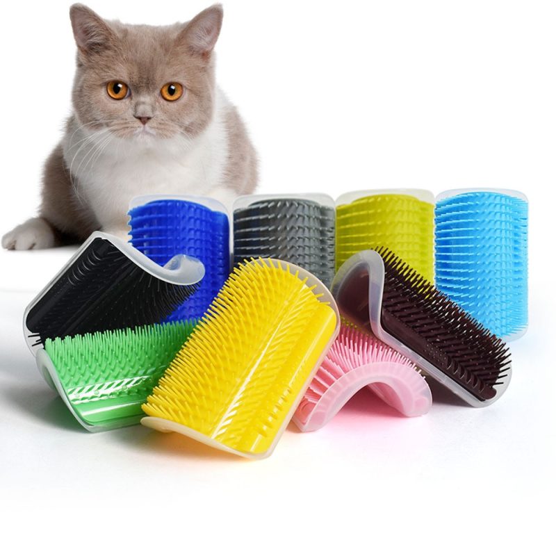 Cat Self Groomer Corner Wall Brush - Image 5