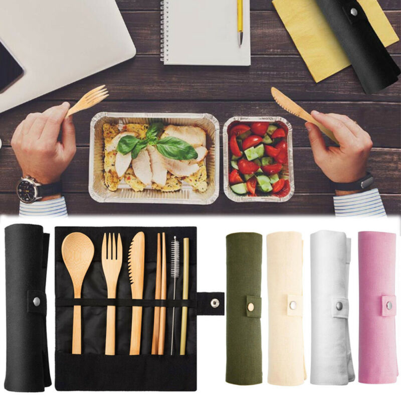 Bamboo Cutlery Set Eco-friendly Utensils - Image 6