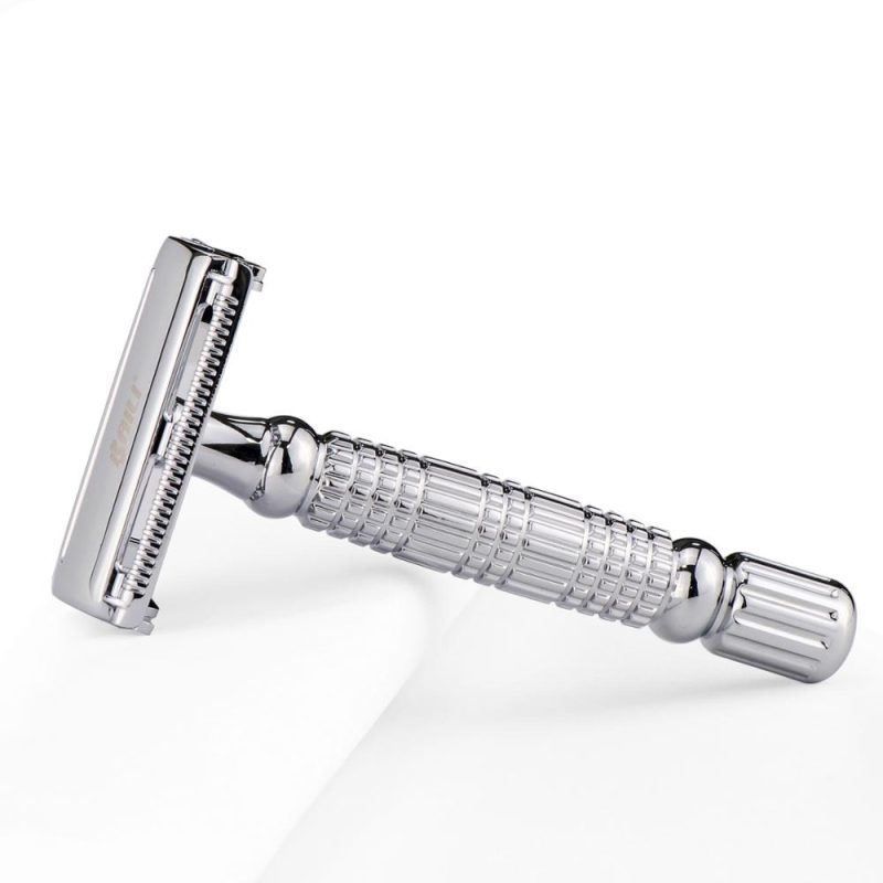Double Edge Razor with Mirrored Case - Image 4