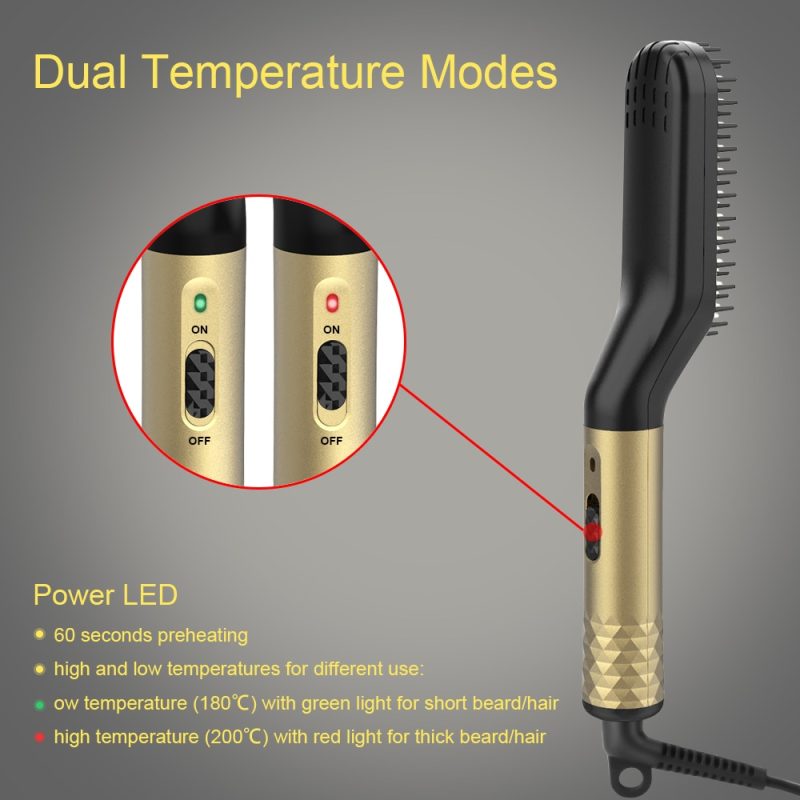 Beard Straightening Comb Electric Styler - Image 3