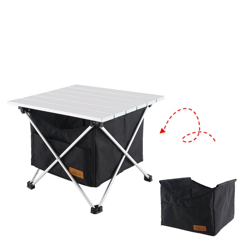 Camping Table with Storage Foldable Table - Image 2