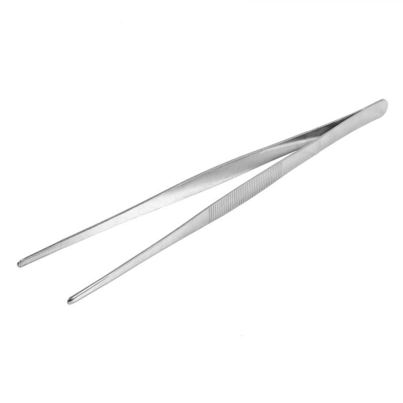 30cm Stainless Steel Kitchen Chefs Tweezers - Image 4