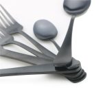 Black Cutlery Set Stainless Dinnerware