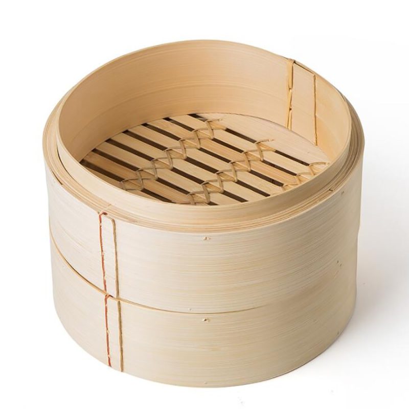 Bamboo Steamer Basket Kitchen Set - Image 2