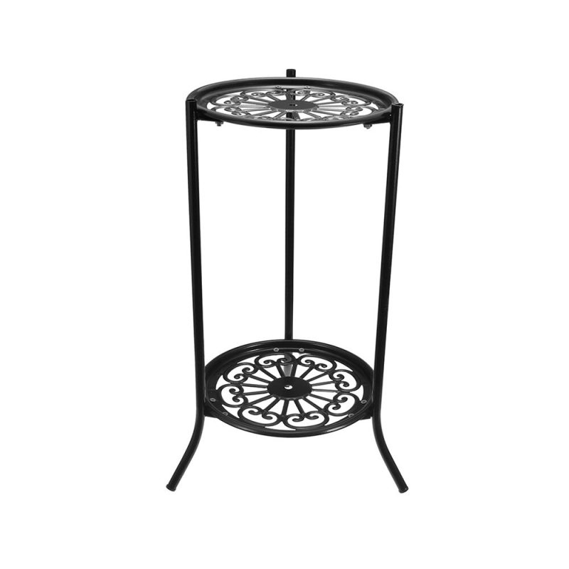 2 Pots Metal Floor Plant Stand - Image 5