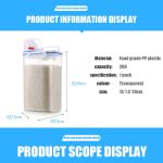 Cereal Keeper Plastic Dispenser Storage