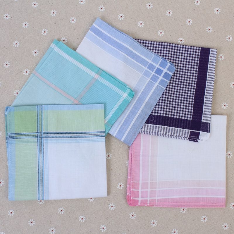Mens Handkerchief Plaid Design (Set of 5) - Image 5