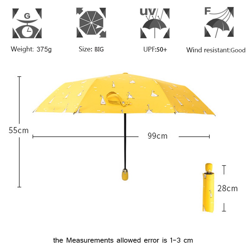 Automatic Umbrella Windproof Folded Umbrellas - Image 2