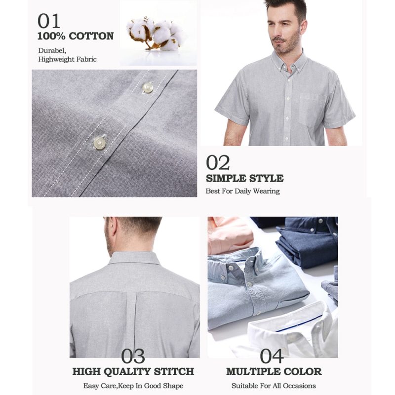 Casual Shirt For Men Short Sleeve Shirt