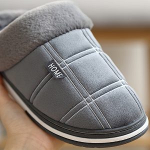 Mens Indoor Slippers with Soft Material