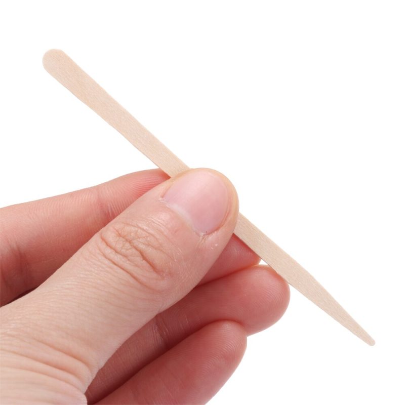 Disposable Wooden Wax Sticks (100pcs) - Image 3