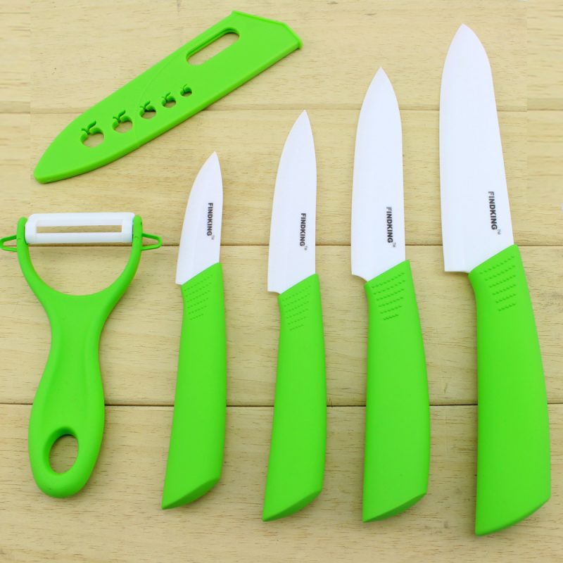 9 Pc Ceramic Knife set-3 4 5 6 inch Knives With Peeler and Covers - Image 2