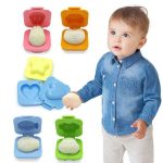 6pc 3D Cartoon Food Mold Set