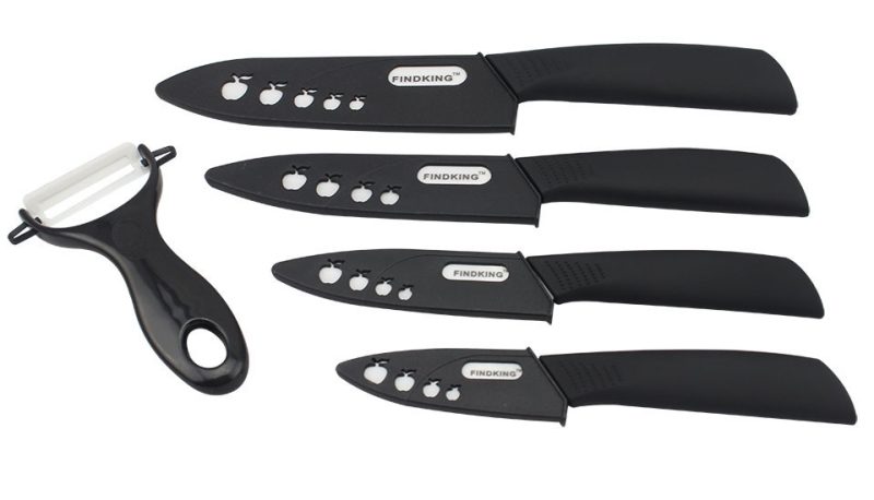 9 Pc Ceramic Knife set-3 4 5 6 inch Knives With Peeler and Covers - Image 3