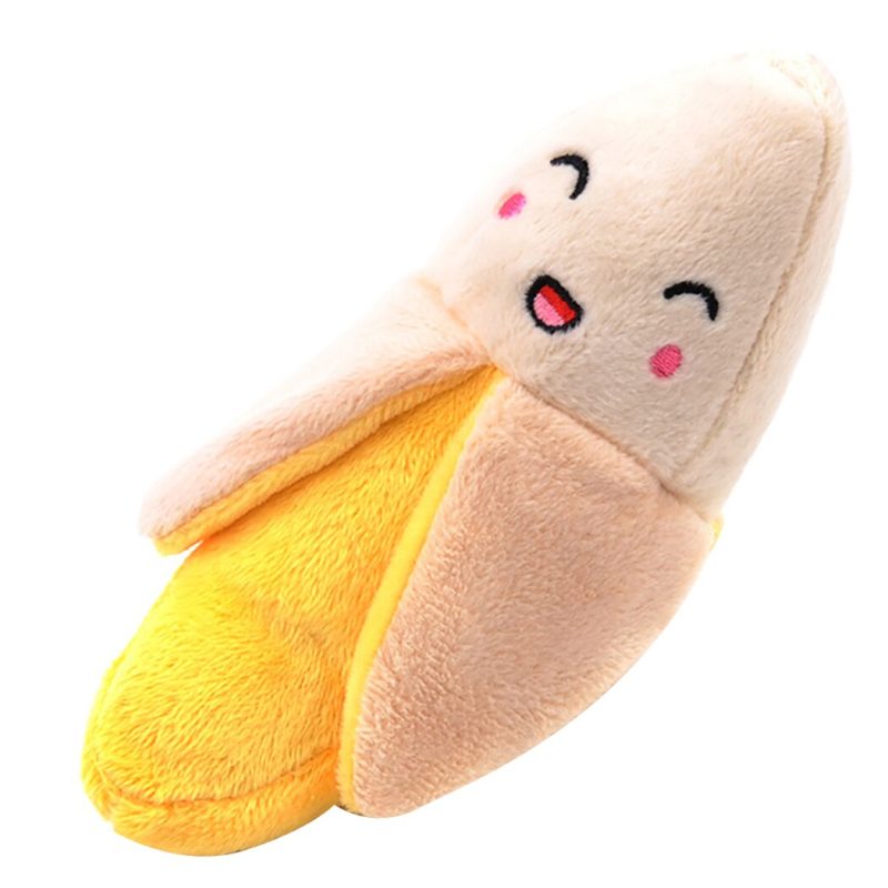 Banana Dog Toy Squeak Pet Plushy - Image 4