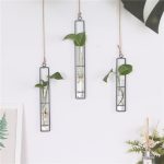 Glass Hanging Vase Hydroponic Tube Decor