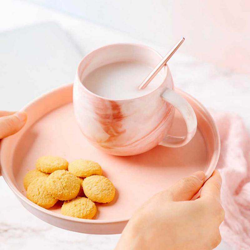 Ceramic Cup With Marble Pattern - Image 3