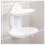 Double Layer Plastic Soap Rack