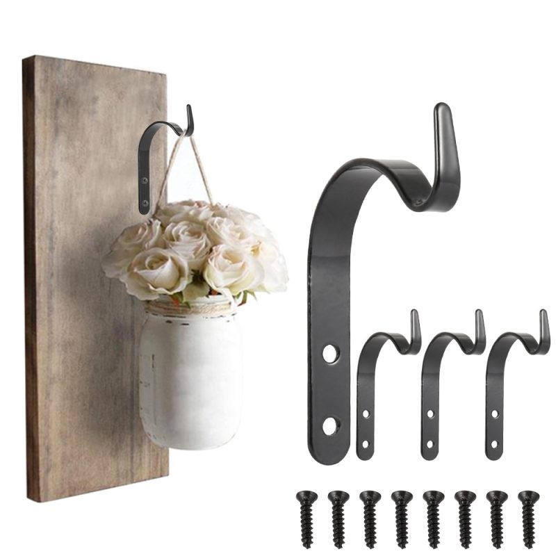 Hanging Basket Hooks Wall Mount (10 pcs) - Image 6
