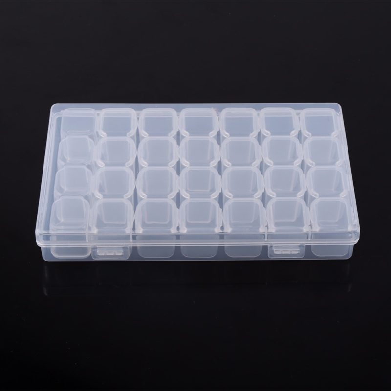 28 Slots Medicine Box Jewelry Organizer - Image 2