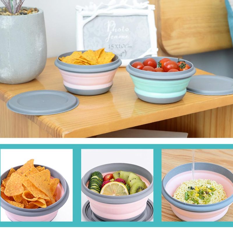 Collapsible Bowl Silicone Folding Bowl (3pcs) - Image 3