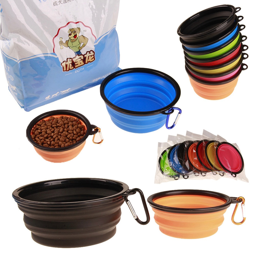 Collapsible Dog Bowl Portable Dish - Image 5