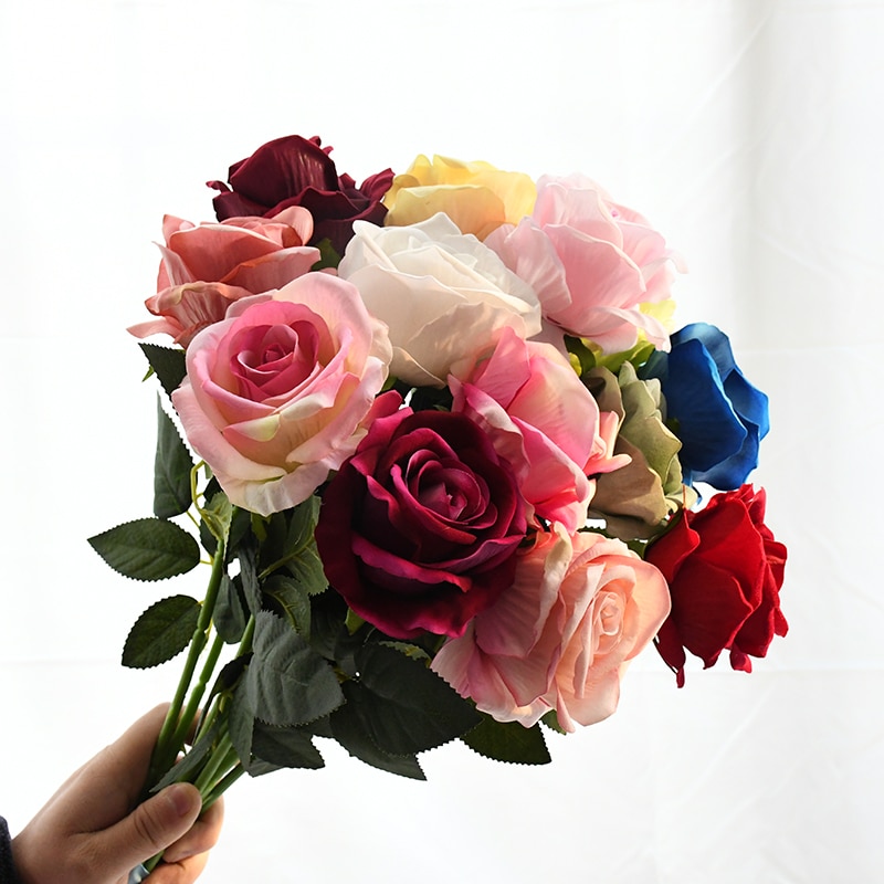 Artificial Rose Flower Decorative Roses - Image 4