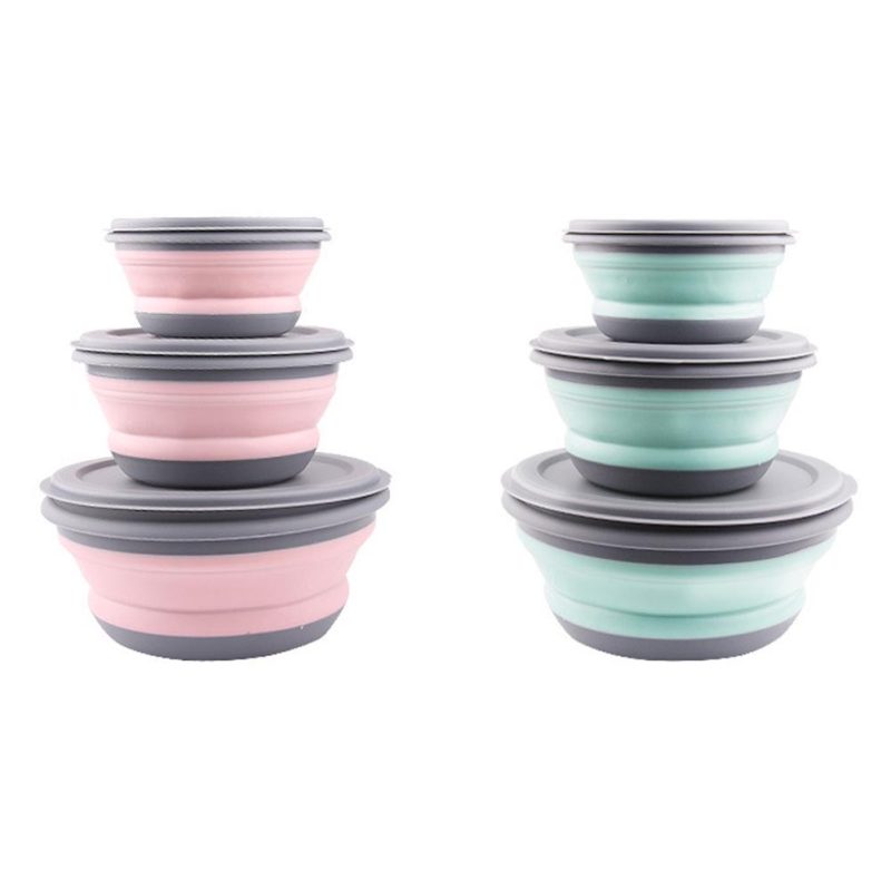 Collapsible Bowl Silicone Folding Bowl (3pcs) - Image 6