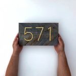 Door Number Sign Modern Design