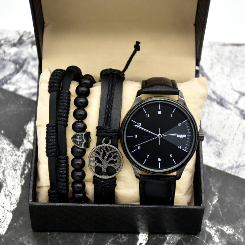 Mens Watch and Bracelet Set - Image 4
