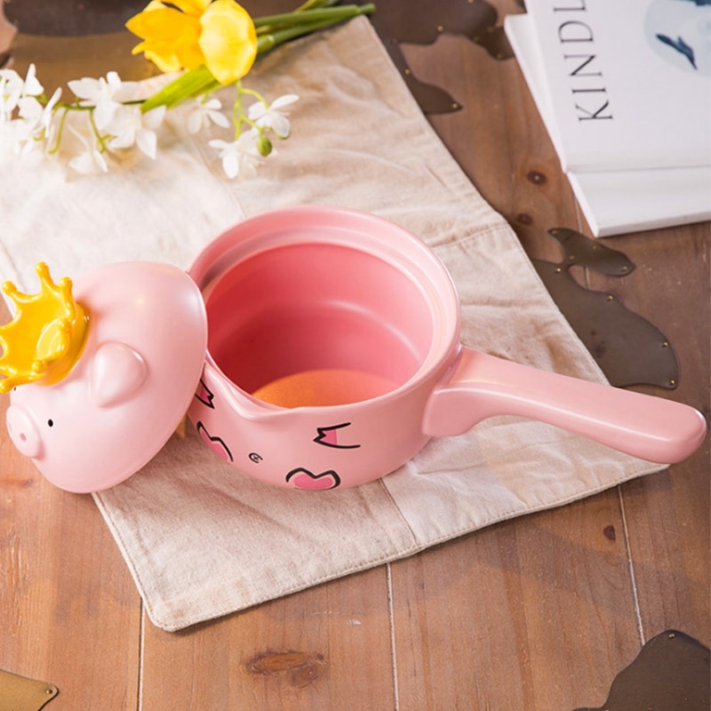 Ceramic Cooking Pot with Cover - Image 4