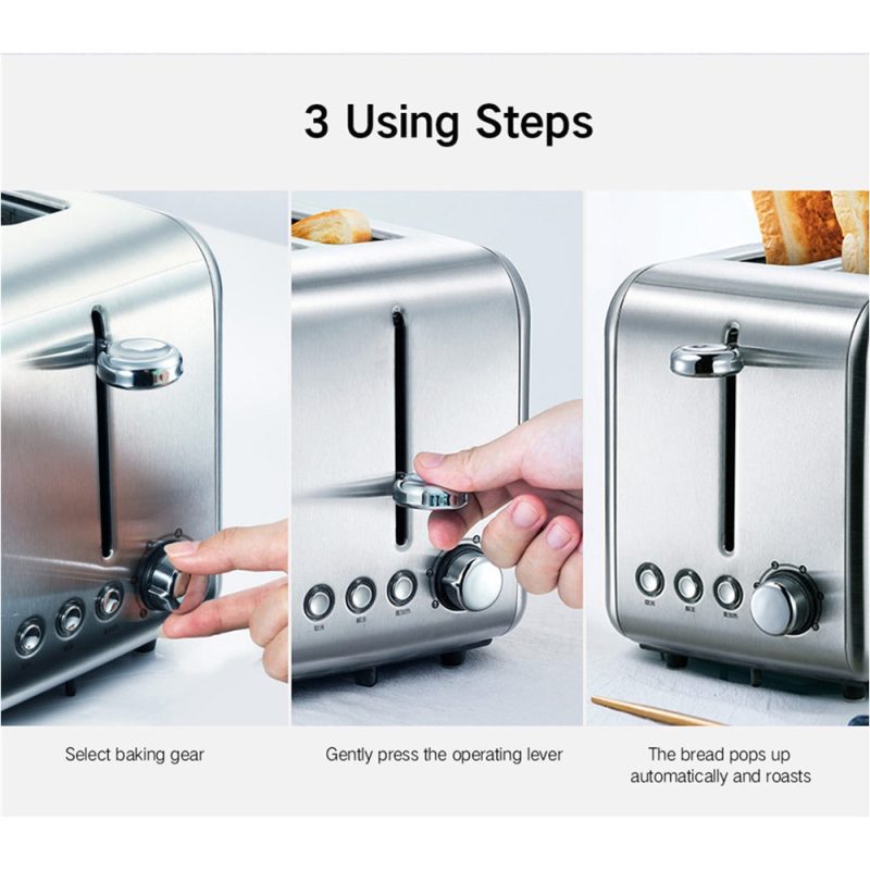 Bread Toaster Double-Sided Appliance - Image 3