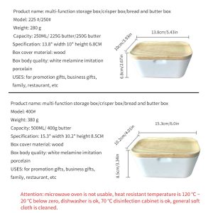 Butter Container Refrigerator Dishware