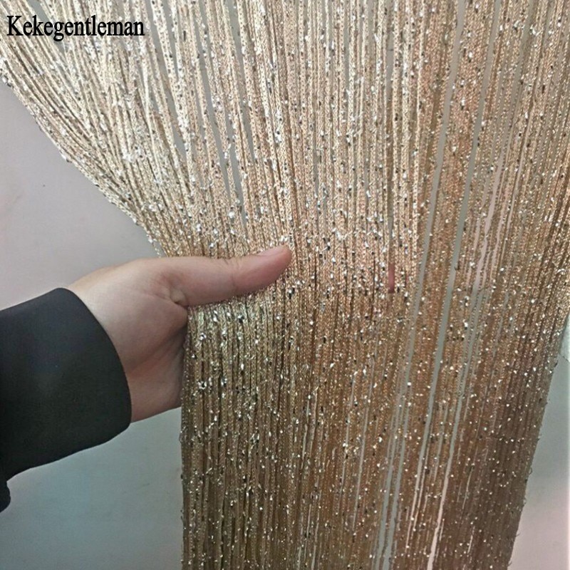 Beaded Door Curtains Shiny Tassel Drape - Image 5