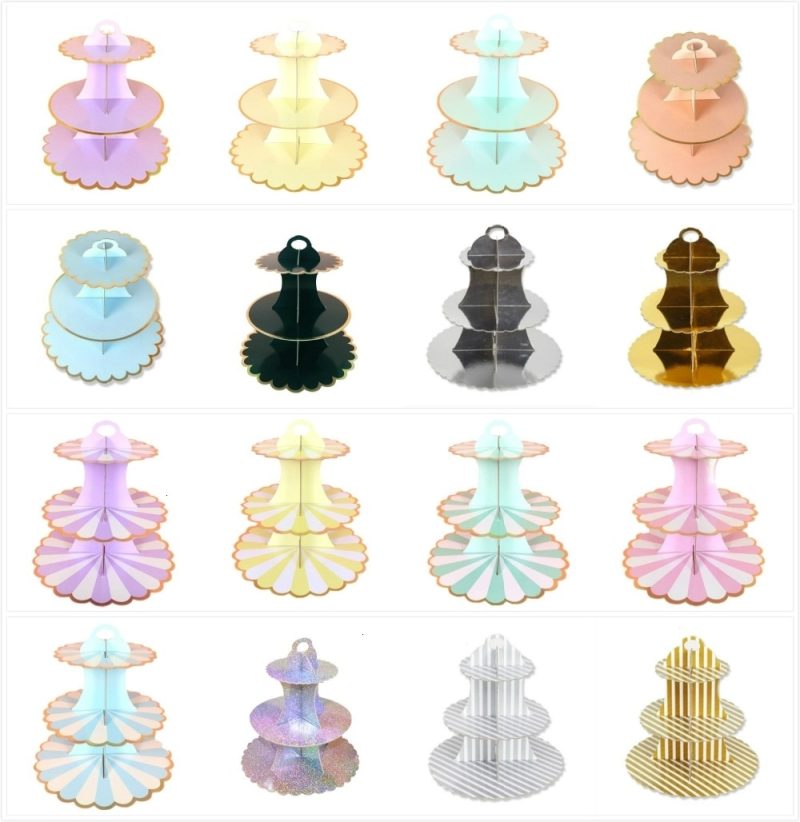 3 Tier Cupcake Stand For Dessert Table - Image 3