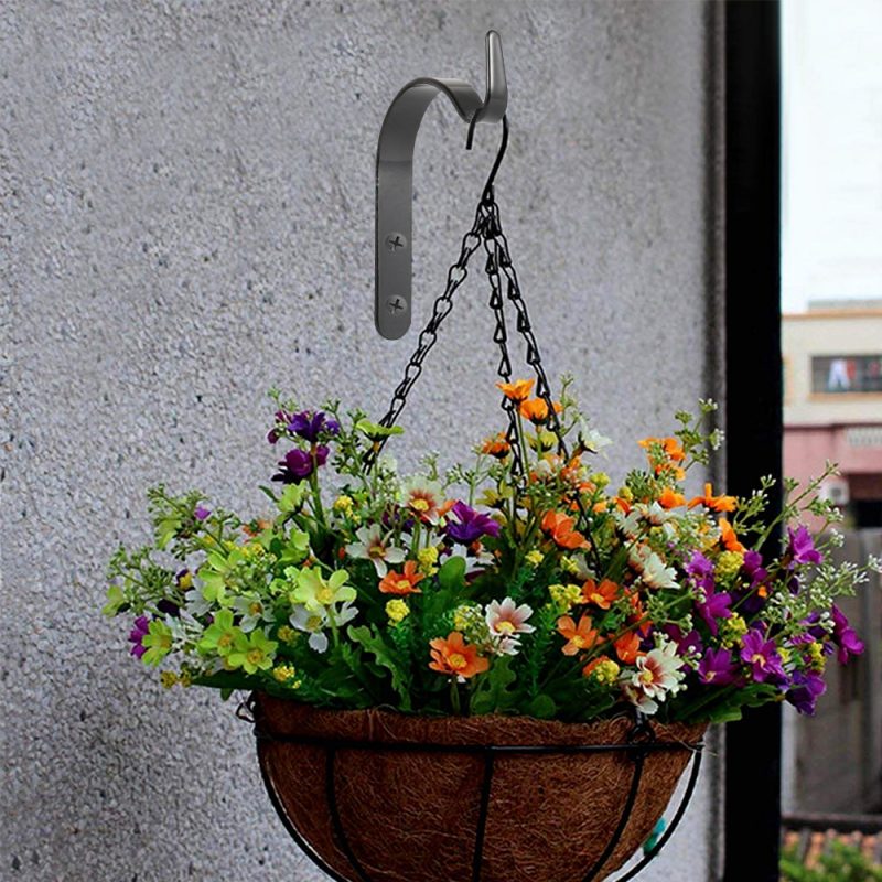 Hanging Basket Hooks Wall Mount (10 pcs) - Image 3