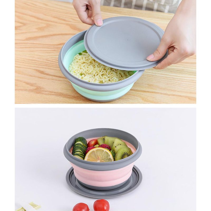 Collapsible Bowl Silicone Folding Bowl (3pcs) - Image 2