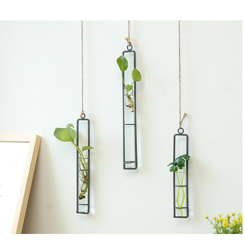 Glass Hanging Vase Hydroponic Tube Decor - Image 5