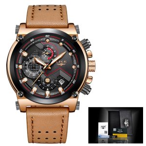 Leather Sports Watch for Men