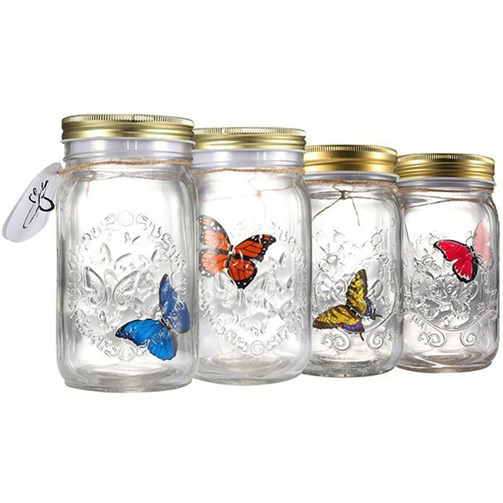 Butterfly Jar LED Novelty Decor - Image 5