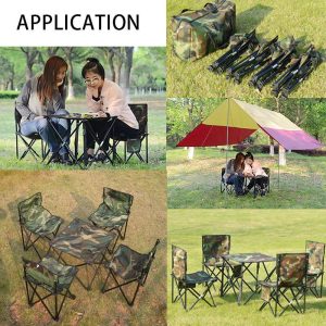 Camping Chairs and Table Set
